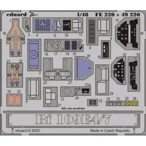 Comparateur de prix : MAQUETTE BF 109 E 4/7 TAMIYA 1/48 EDUARD FE220