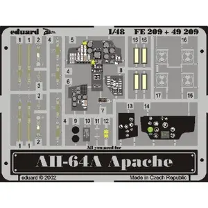 Comparateur de prix : MAQUETTE AH 209 A APACHE HASEGAWA1/48 EDUARD FE209