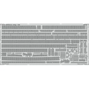 Dkm Blücher Railings For Trumpeter - 1:350e - Eduard Accessories pas cher