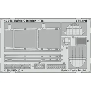 Rafale C Interior For Revell - 1:48e - Eduard Accessories