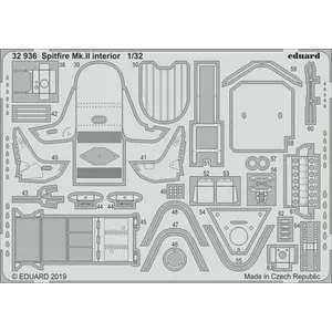 Comparateur de prix : Spitfire Mk.ii Interior For Revell - 1:32e - Eduard Accessories
