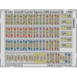 Aircraft Carrier Figures Usn Present 3d - 1:350e - Eduard Accessories pas cher