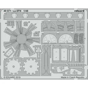 La-5fn For Zvezda - 1:48e - Eduard Accessories pas cher