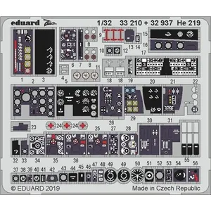Comparateur de prix : He 219 For Revell - 1:32e - Eduard Accessories