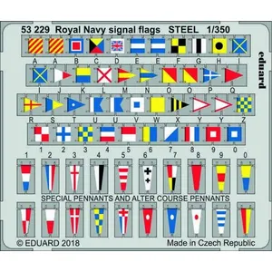 Royal Navy Signal Flags Steel - 1:350e - Eduard Accessories pas cher