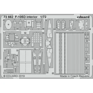 Comparateur de prix : F-105d Interior For Trumpeter - 1:72e - Eduard Accessories