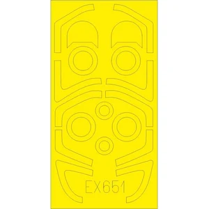 Accessoire Eduard Aero L-39MS / L-59 (conçus pour être utilisés avec les kits Trumpeter)  1/48 EduaEX651  - Kit de superdétail pour avions Vendu paramazon