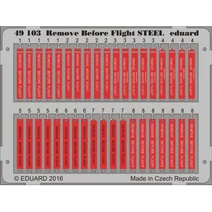 Comparateur de prix : Remove Before Flight Steel - 1:48e - Eduard Accessories