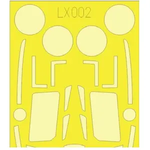 Accessoire Eduard Hawker Typhoon Mk.Ib Car Door 1/24 (conçu pour être utilisé avec les kits Airfix)! 1/24EDLX002  - Masques de verrières maquettes aviVendu paramazon