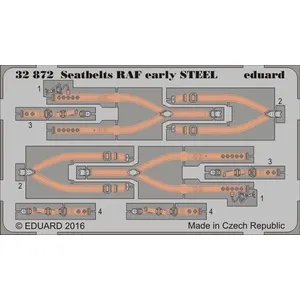 Comparateur de prix : Seatbelts Raf Early Steel - 1:32e - Eduard Accessories