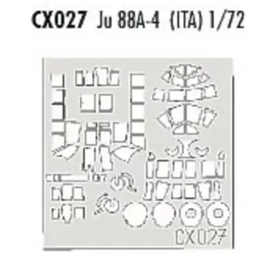 Comparateur de prix : MAQUETTE JU 88 A-4 ITALERI 1/72 EDUARD CX027