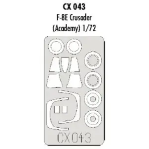 MAQUETTE F 8E CRUSADER ACADEMY 1/72 EDUARD CX043 pas cher