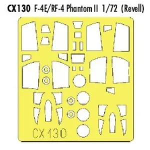 Comparateur de prix : MAQUETTE F 4E/RF 4 PHANTOM II REVEL/72 EDUARD CX130