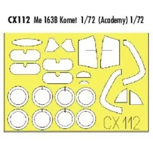 Comparateur de prix : MAQUETTE ME 163B KOMET ACADEMY 1/72 EDUARD CX112