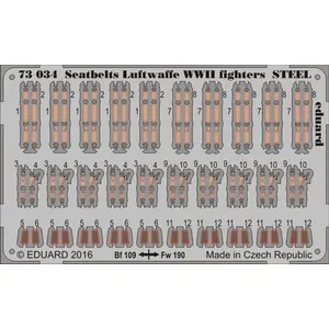 Comparateur de prix : Seatbelts Luftwaffe Wwii Fighters Steel - 1:72e - Eduard Accessories