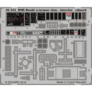 D9r Doobi W/armor Slats-interior F.meng - 1:35e - Eduard Accessories