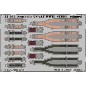 Comparateur de prix : Seatbelts Usaaf Wwii Steel - 1:32e - Eduard Accessories
