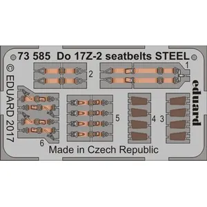 Comparateur de prix : Do 17z-2 Seatbelts Steel For Icm - 1:72e - Eduard Accessories