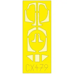 Accessoire Focke-Wulf Fw-190F-8 (conçu pour être utilisé avec des kits Eduard) 1/72EDUACX479  - Masques de verrières maquettes avions Vendu paramazon