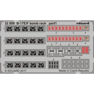B-17e/f Bomb Rack For Hkm - 1:32e - Eduard Accessories pas cher