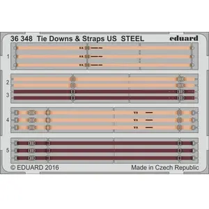 Accessoire Eduard Tie Downs & Straps US STEEL  1/35 ED36348  - Kits de superdétail pour véhicules militaires Vendu paramazon