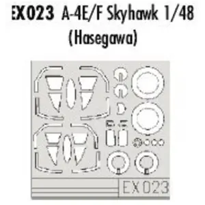 Comparateur de prix : MAQUETTE A 4E/F SKYHAWK HASEGAWA 1/48 EDUARD EX023