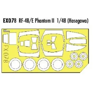 Comparateur de prix : MAQUETTE RF-4B/E PHANTOM II HASEG.1/48 EDUARD EX078