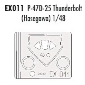 MAQUETTE P 47D 25 THUNDERBOLT HASE./48 EDUARD EX011