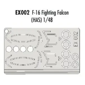 Comparateur de prix : MAQUETTE F 16 FIGHTING FALCON HASEG/48 EDUARD EX002