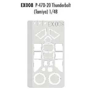 Comparateur de prix : MAQUETTE P 47D 20 THUNDERBOLT TAMI./48 EDUARD EX008