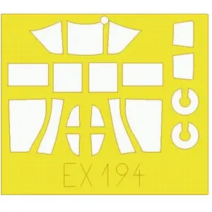 Accessoire Eduard  Ilyushin Il-2 Stormovik monoplace (pour maquettes Accurate Miniatures) (fait à partir de bande jaune de Kabuki japonais)  1/48 EDUAVendu paramazon