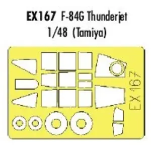 Comparateur de prix : MAQUETTE F 84G THUNDERJET TAMIYA 1/48 EDUARD EX167
