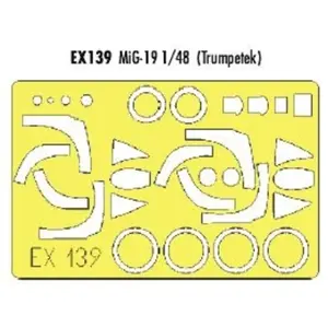 Comparateur de prix : MAQUETTE MIG 19 TRUMPETER 1/48 EDUARD EX139