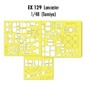 Accessoire Eduard Avro Lancaster Mk. I/III (pour maquettes Tamiya) (fait à partir de bande jaune de Kabuki japonais)  1/48 EDEX129  - Masques de verriVendu paramazon