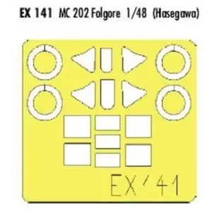 Comparateur de prix : MAQUETTE MC 202 FOLGORE HASEGAWA 1/48 EDUARD EX141