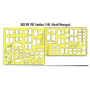 MAQUETTE PBY CATALINA REVE/MONO 1/48 EDUARD EX118 pas cher