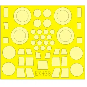 Accessoire Eduard Lockheed C-130J Hercules (conçu pour être utilisé avec les kits Italeri) EDEX438  - Masques de verrières maquettes avions Vendu paramazon