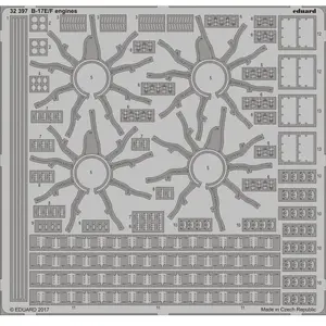 Accessoire Eduard moteurs Boeing B-17E / F Flying Fortress (conçus pour être utilisés avec Hong Kong Modèles Model kits) 1/32EDUA32397  - Kit de superVendu paramazon