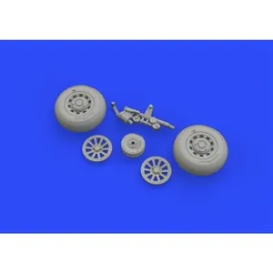 P-51d Wheels For Airfix - 1:48e - Eduard Accessories