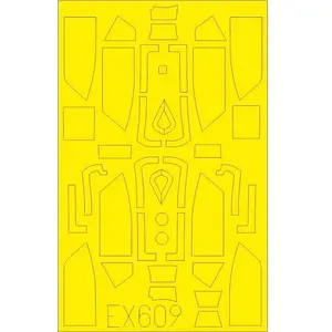 Accessoire Messerschmitt Bf-109G-10 Mtt Regensburg Tface (conçu pour être utilisé avec les kits Eduard)  1/48 EDUAEX609  - Masques de verrières maquet