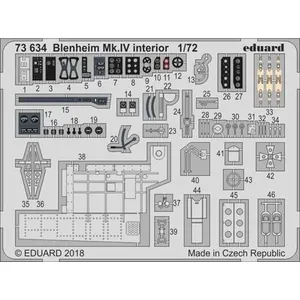 Comparateur de prix : Blenheim Mk.iv Interior For Airfix - 1:72e - Eduard Accessories