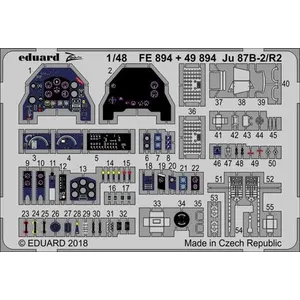 Comparateur de prix : Ju 87b-2/r2 For Airfix - 1:48e - Eduard Accessories