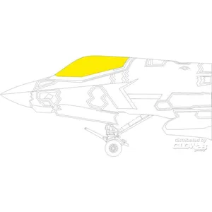 Accessoire Eduard F-35C pour TROMPETTE 1/32EduaJX297  - Masques de verrières maquettes avions Vendu paramazon