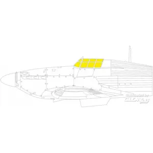 Accessoire Eduard Hurricane Mk.I TFace 1/48 HOBBY BOSS  1/48 EduaEX959  - Masques de verrières maquettes avions Vendu paramazon