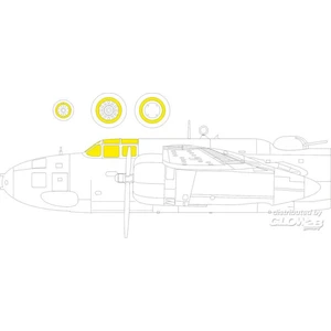 Accessoire Eduard A-20G 1/32 HKM 1/32EduaJX315  - Masques de verrières maquettes avions 