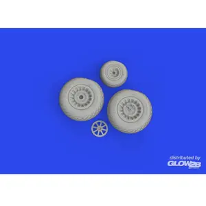Accessoire Eduard B-25J wheels 1/48 HKM  1/48 3968863  - Kit de superdétail pour avions Vendu paramazon