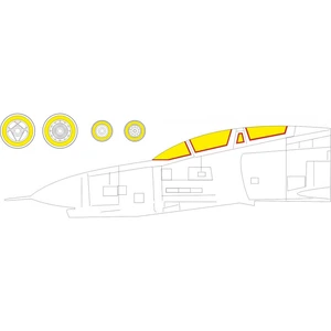 Accessoire Eduard McDonnell F-4E Phantom TFace 1/48 (designed to be used with Meng Model kits)  1/48 EDUAEX950  - Masques de verrières maquettes avionVendu paramazon