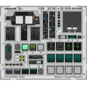 Accessoire Eduard Boeing AH-64E 1/35 (designed to be used with Takom kits)  1/35 EDUA33351  - Kit de superdétail pour avions Vendu paramazon