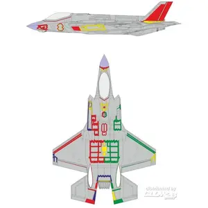 Accessoire Eduard F-35A RAM coating early 1/48 TAMIYA  1/48 7379931  - Masques de verrières maquettes avions 