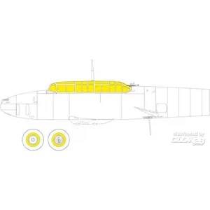 Accessoire Bf 110G-2 1/72 EDUARD 1/727306644  - Masques de verrières maquettes avions Vendu paramazon